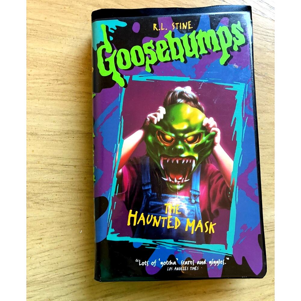 Goosebumps The Haunted Mask VHS 1995 R.L. Stine 20th Century Fox Horror Retro 90